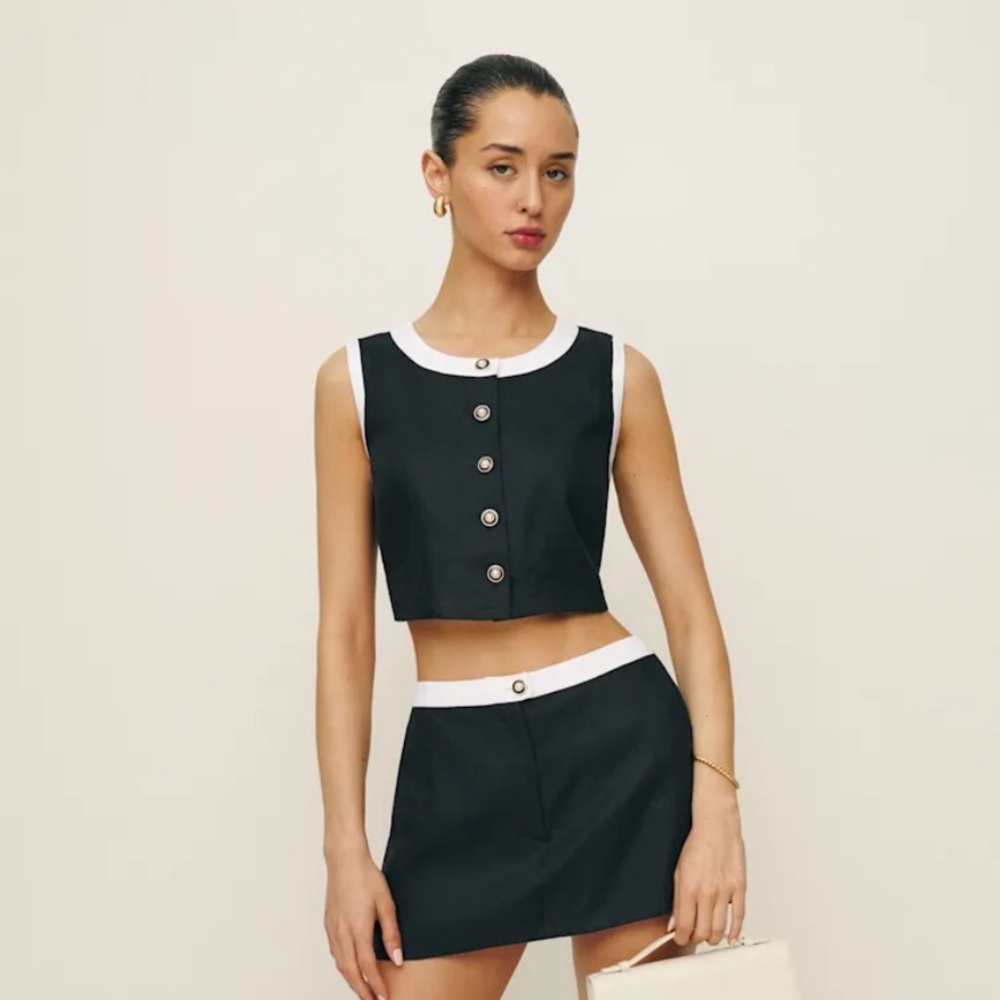 Reformation Roxy Linen Two Piece